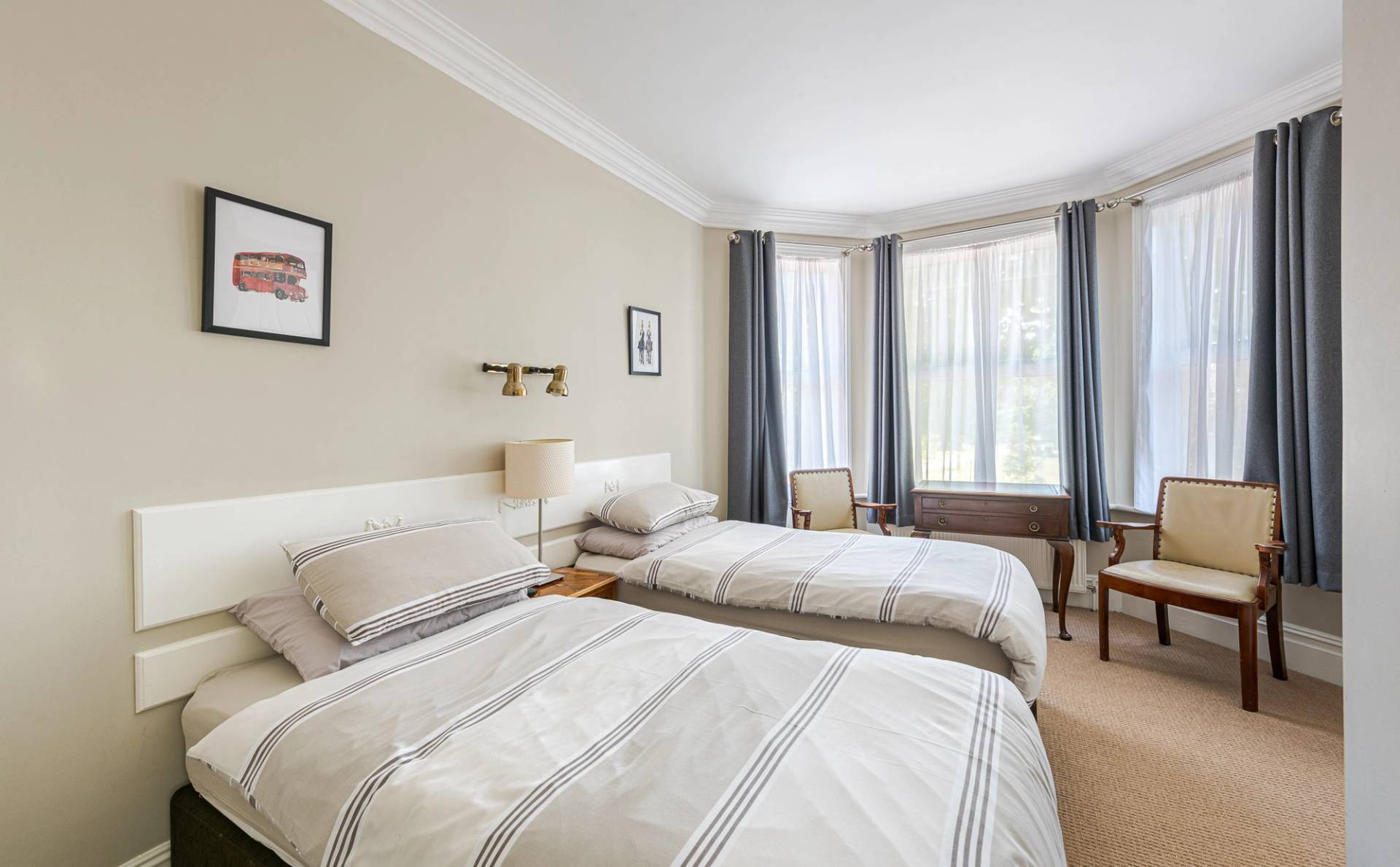 West London hotel building with layered interiors and historic character