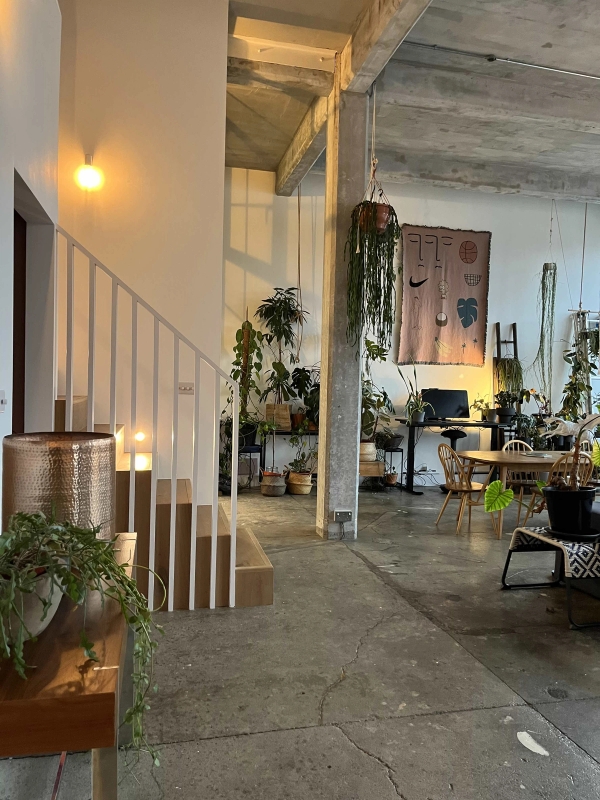 1930s industrial loft interior with concrete ceilings in Upper Clapton E5 Hackney – Love Locations