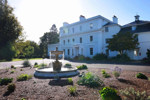 Exterior view of Brantridge Park Love Locations Grade Listed manor house