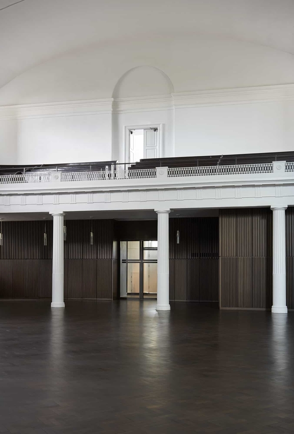 Natural light filling Hackney church interior, Love Locations shoot space