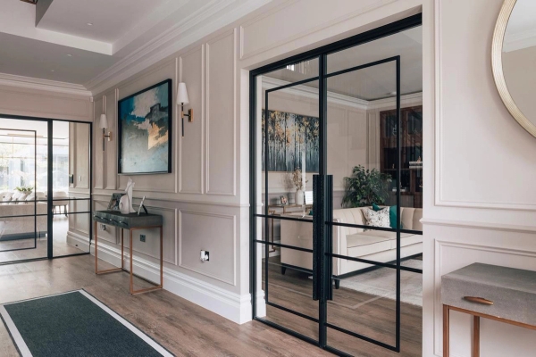 Modern property in West London with high end kitchen and indoor outdoor living