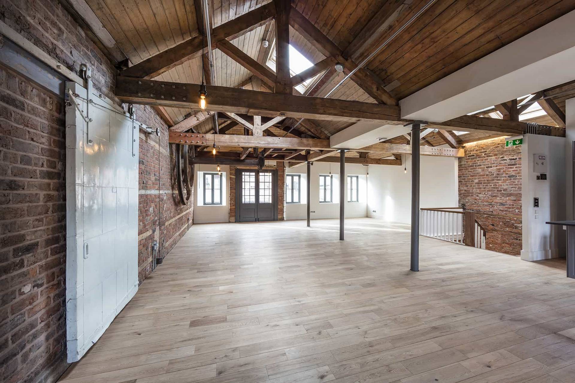 Grade II listed warehouse interior in M4 Manchester, Love Locations