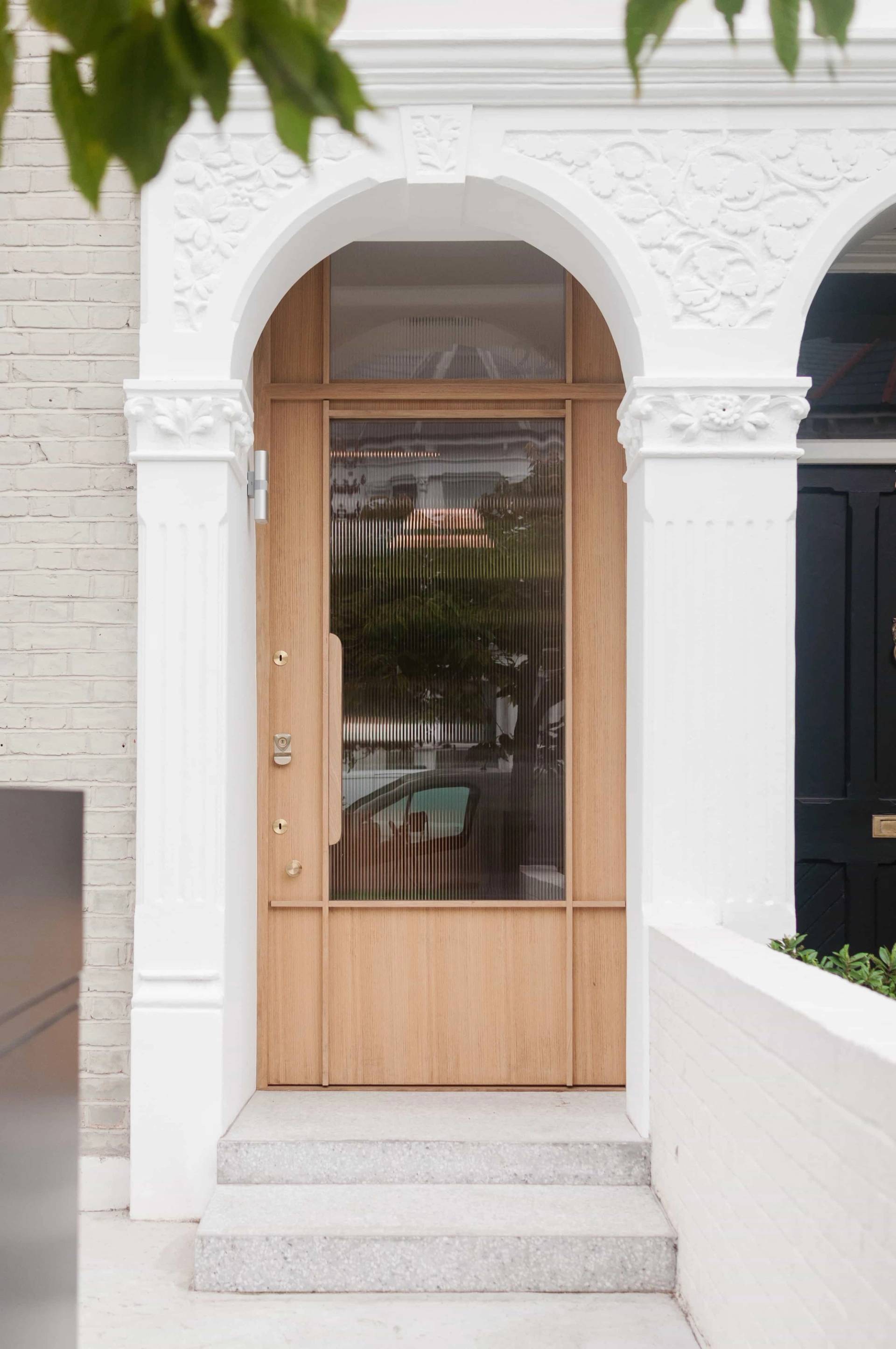 Detail shot of frosted architectural glass skylight bringing natural light into a modern Victorian terrace extension in Hackney London N16 from Love Locations.