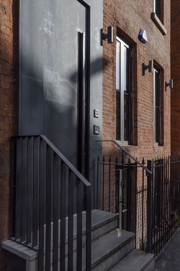 Period industrial warehouse exterior in Manchester, Love Locations
