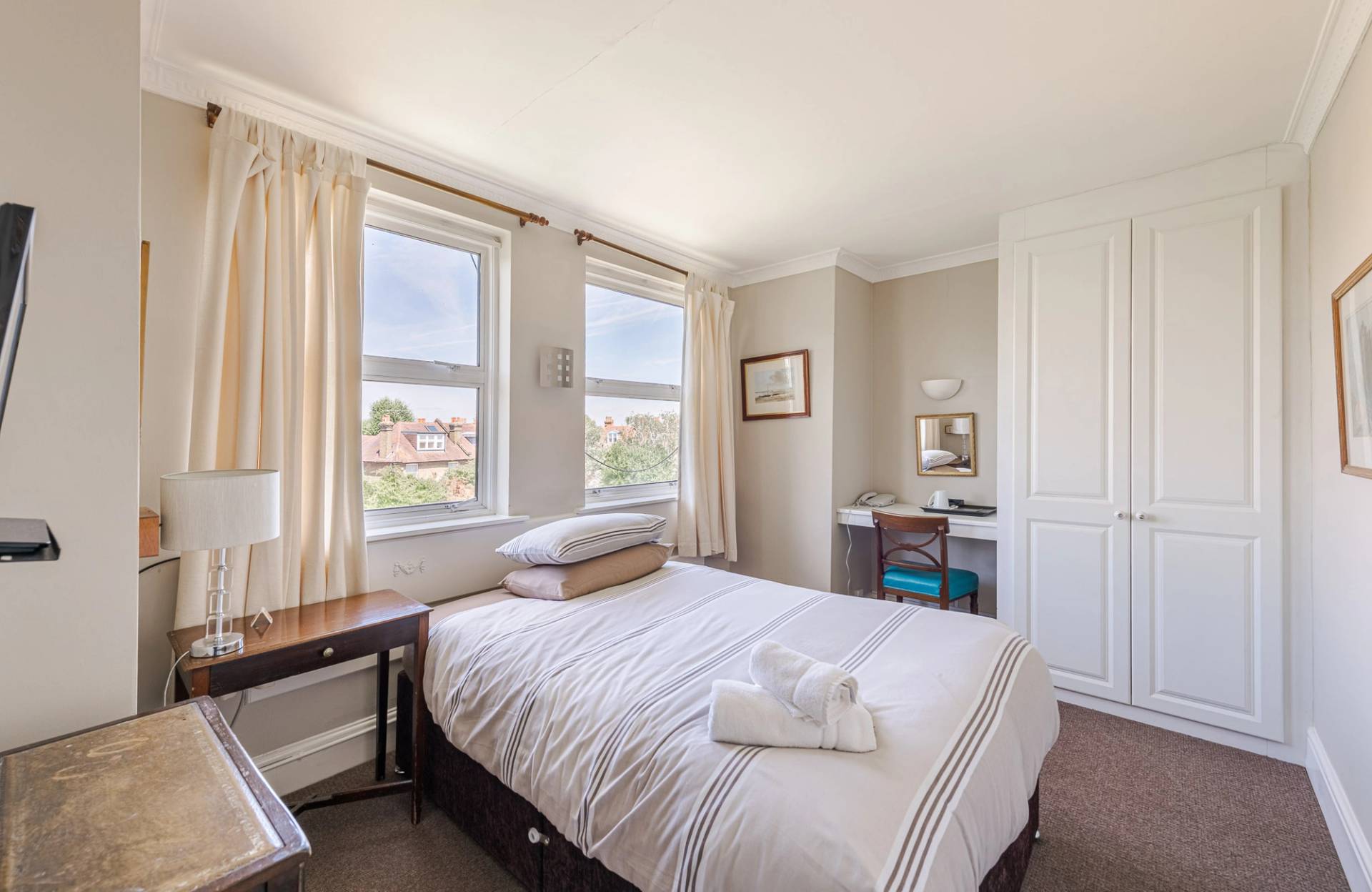 West London W6 hotel property with authentic worn textures and multiple rooms