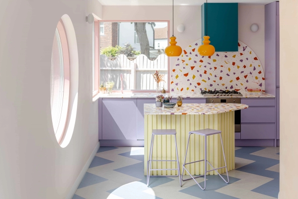 Love Locations Presents the Purple House Lewisham – Modern Photoshoot House with Vibrant Interiors