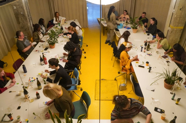 Bright East London studio space for talks, events and yoga sessions in Whitechapel London – love locations