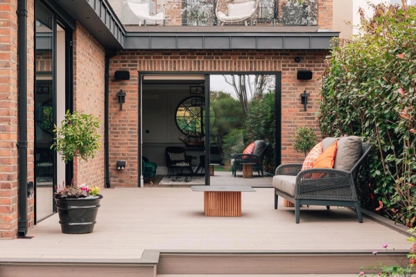 Modern new build home in West London with neutral tones and high end finishes