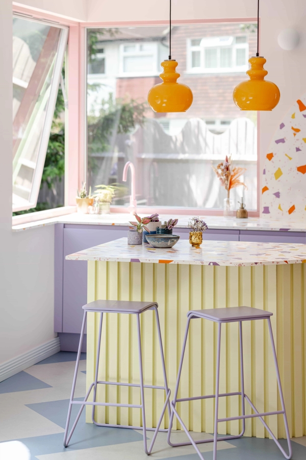 Lewisham Purple House by Love Locations – Creative Filming Location with Bold Design Features
