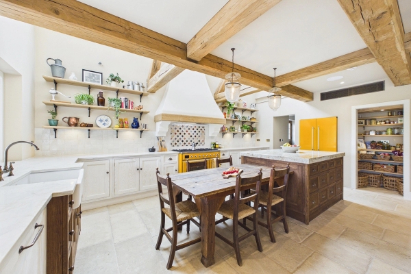 Love Locations open-plan kitchen, dining and living space for filming