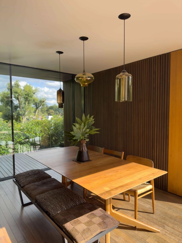 Modern lounge at Highgate Zen Love Locations property featuring contemporary design.