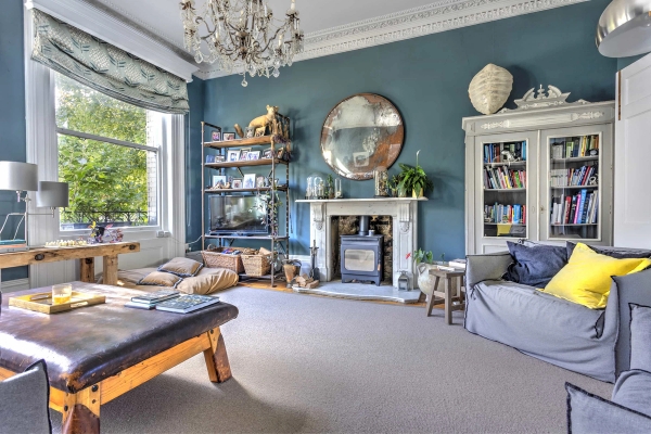 Exterior of an 1875 double-fronted Victorian villa in Hove showcasing character features, love locations