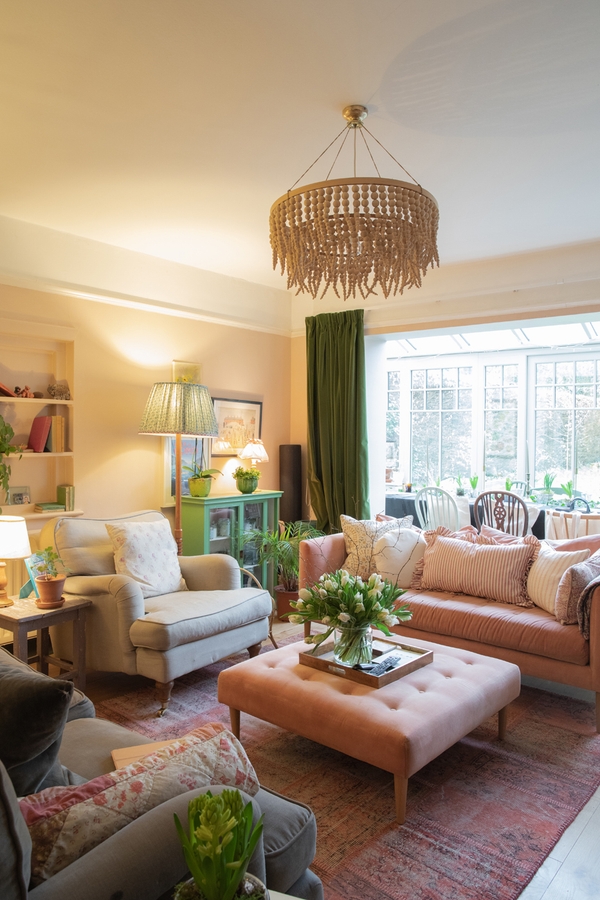Clean-lined modern house interior in Horsley, Surrey, versatile film and TV shoot location – Love Locations.