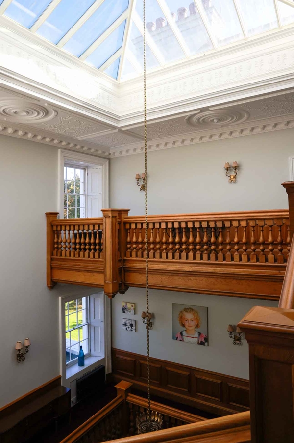 Heritage living area at Love Locations Brantridge Park historic manor