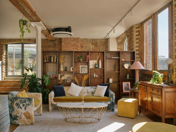 Interior Vintage Lounge Bookshelves
