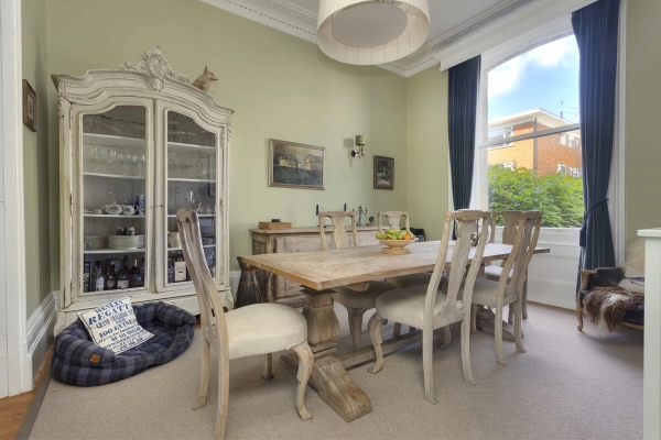 Front elevation of a double-fronted Victorian villa in Hove dating back to 1875, love locations