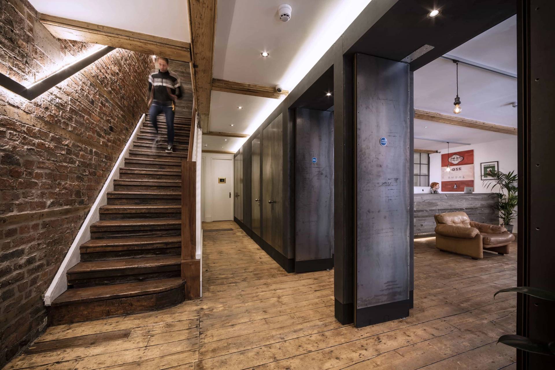 1853 Manchester warehouse with restored features in M4, Love Locations
