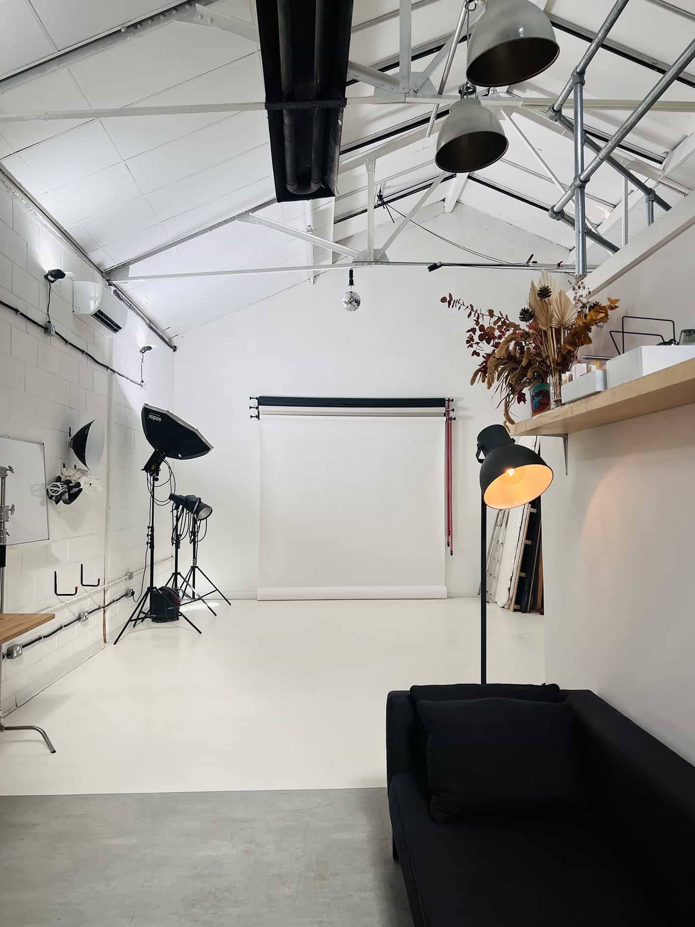 Compact industrial photo studio with mezzanine in Acton W3 West London – Love Locations