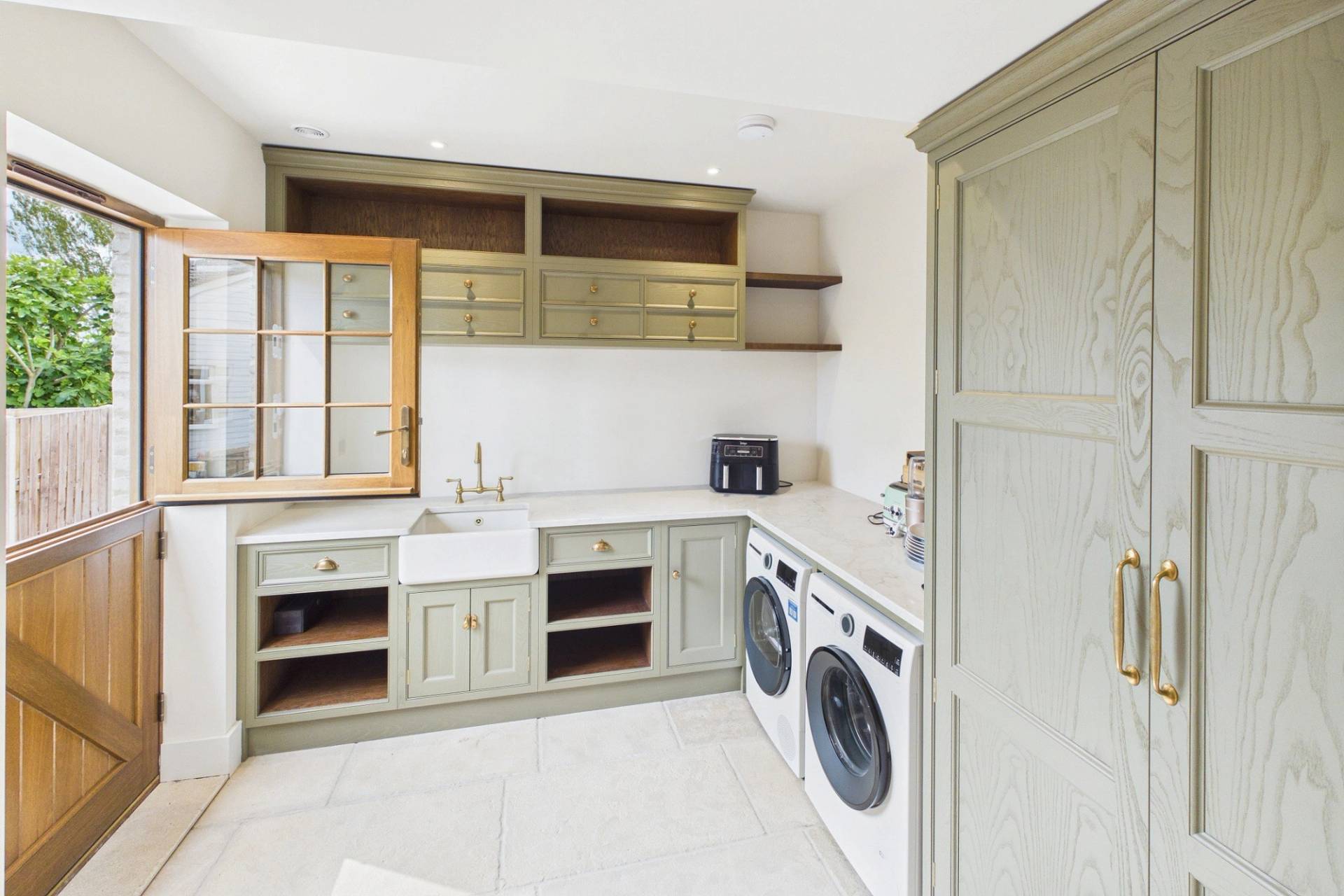 Love Locations country-style utility room and laundry area for filming