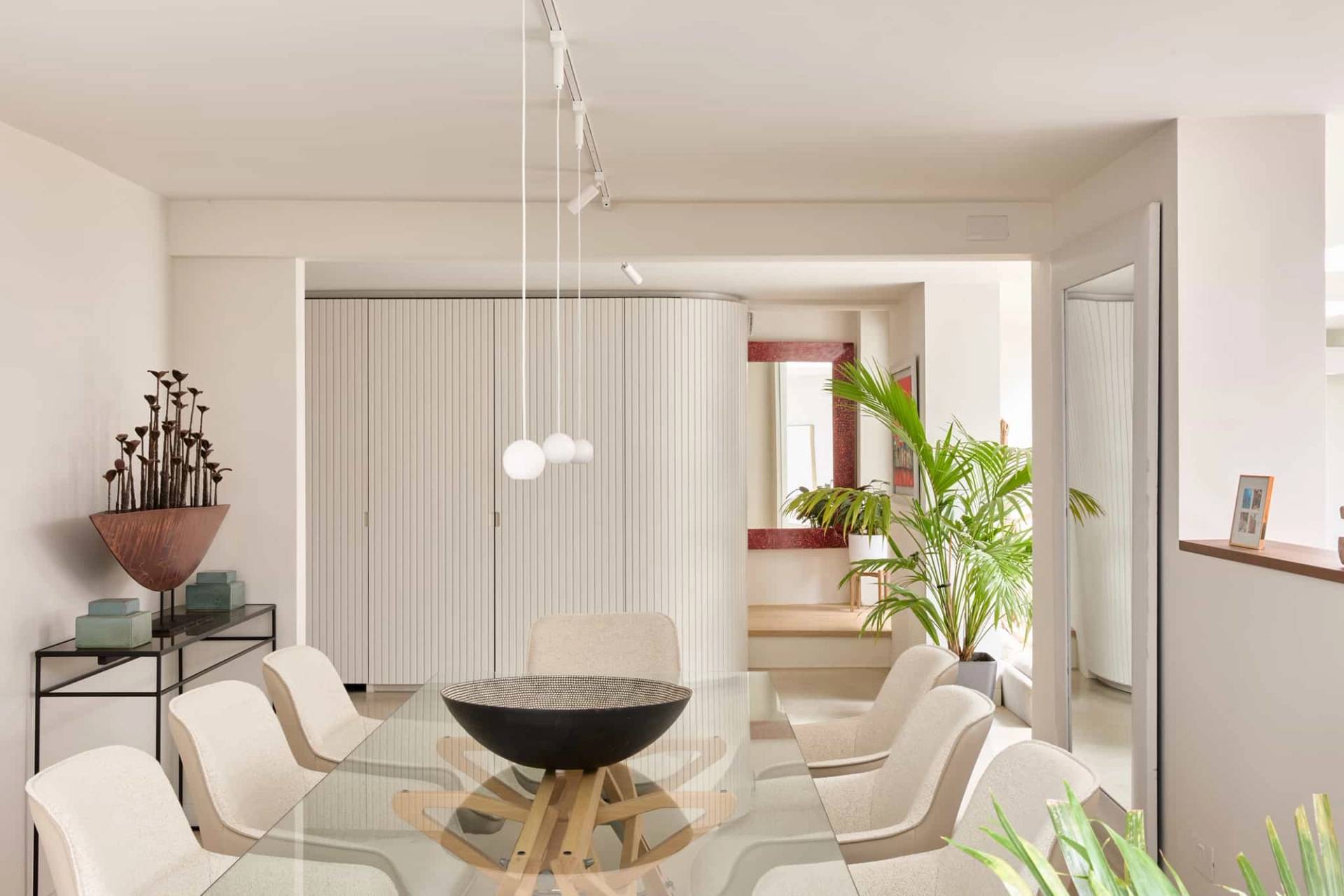 Open-plan kitchen interior in W4 home, Love Locations