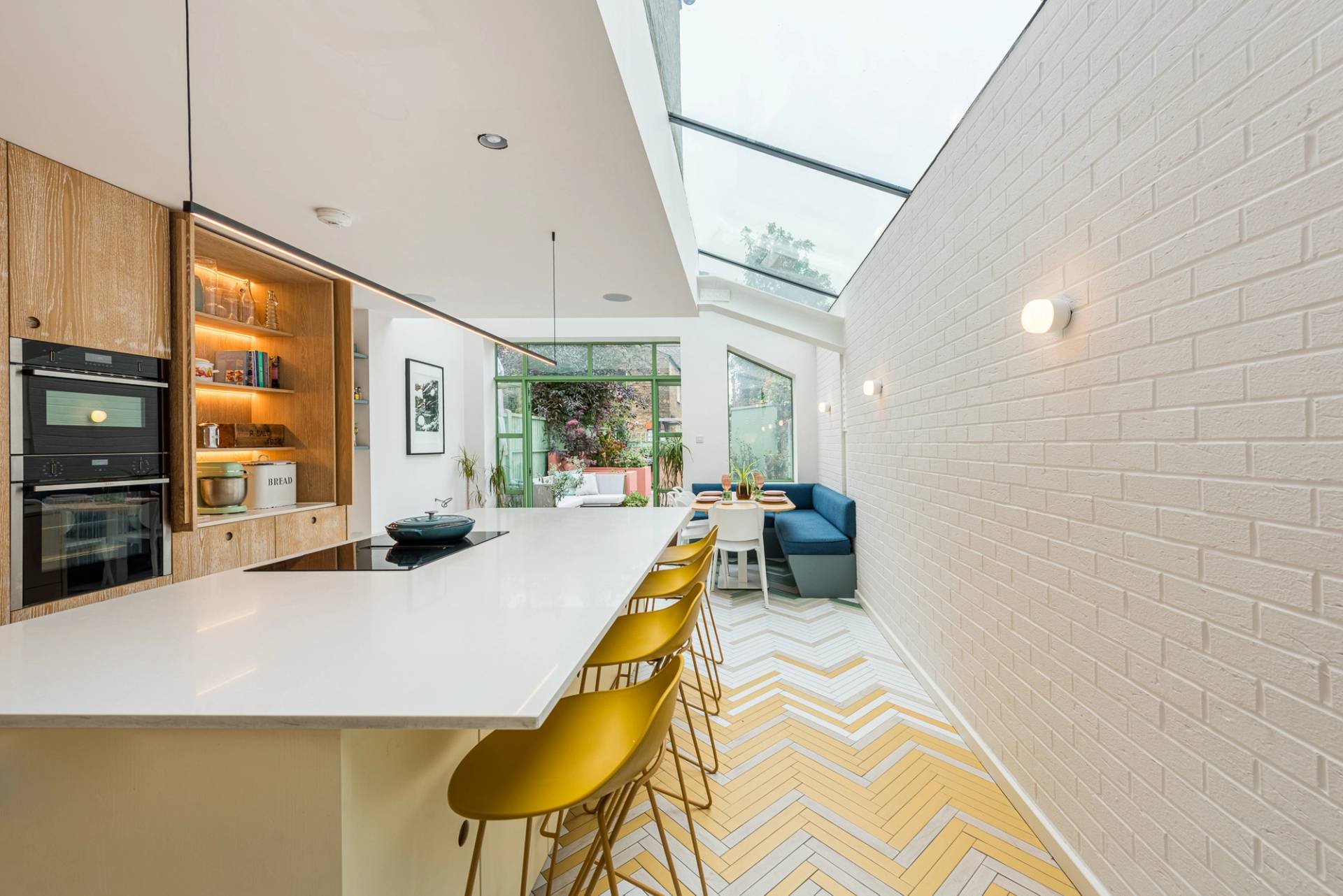 Contemporary townhouse with bold interiors in North London, Love Locations