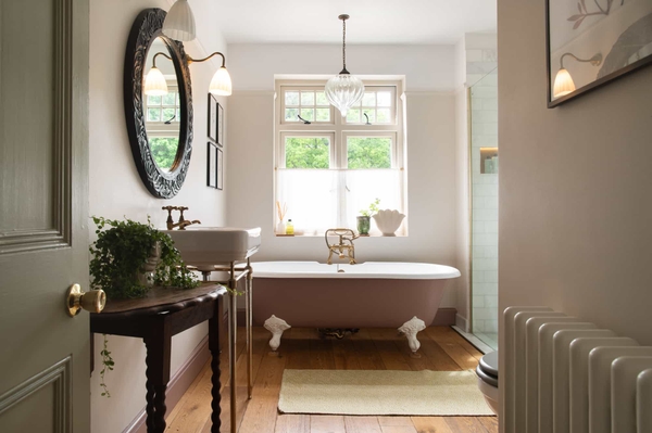 Modern house interior in Horsley, Surrey featuring neutral tones and clean architecture, Love Locations.