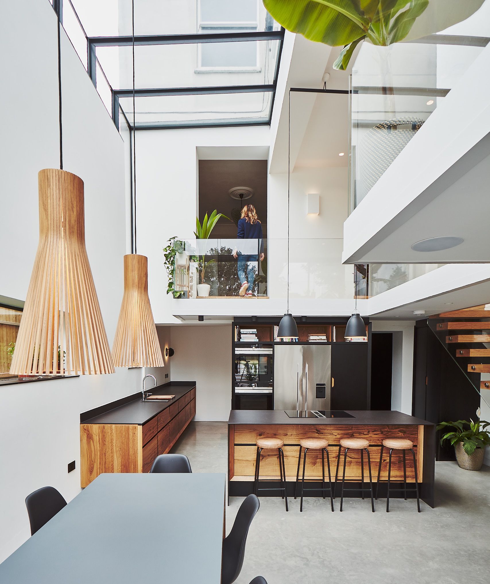 Montgomery location house at Love Locations featuring an open-plan modern kitchen area with contemporary finishes and spacious layout.