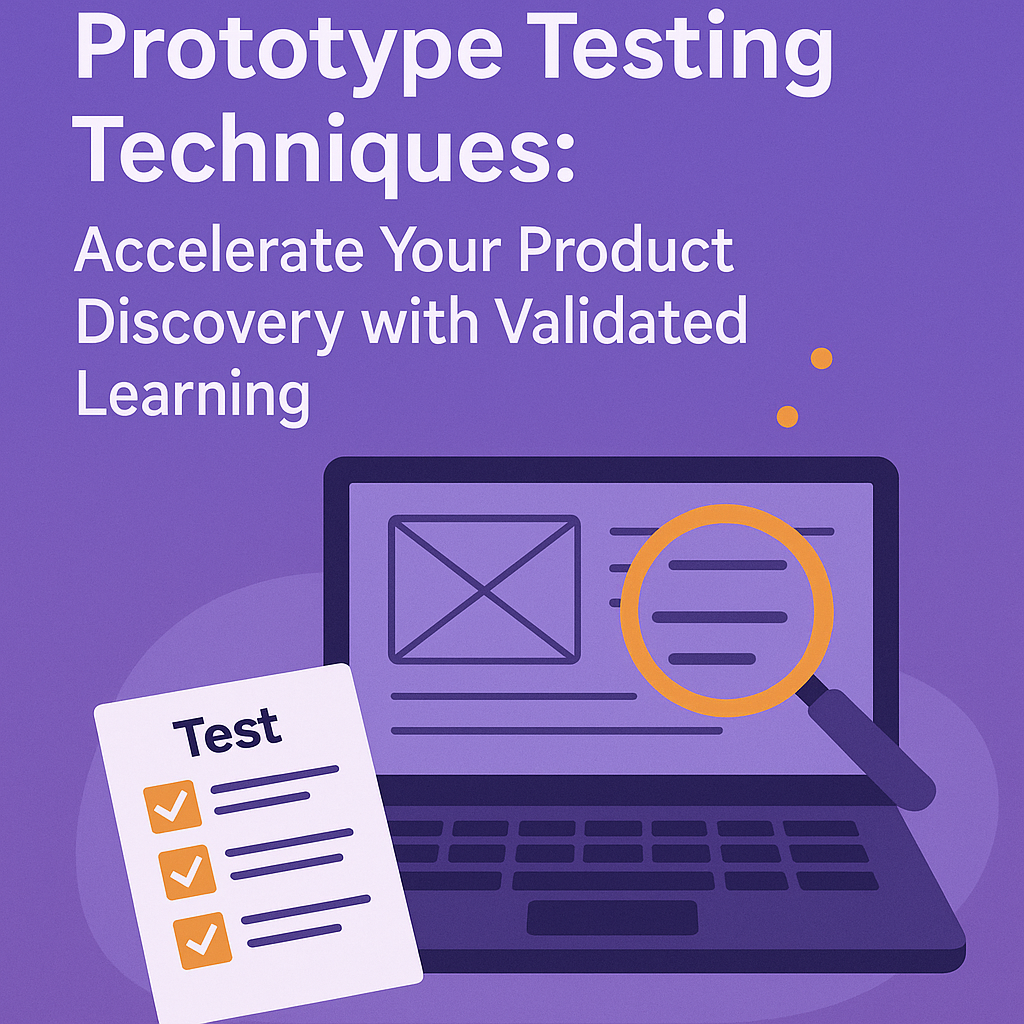 Prototype Testing Techniques: Accelerate Your Product Discovery with Validated Learning