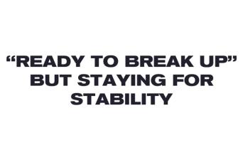 63% Are in a Job Situationship 