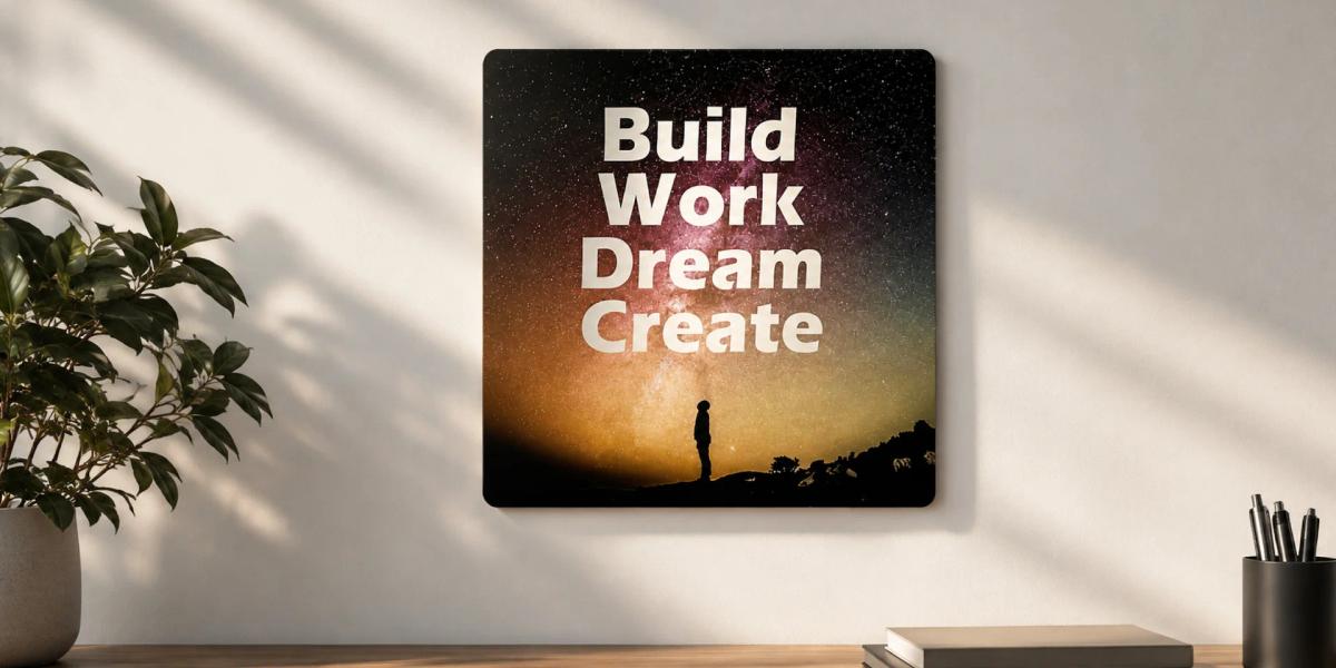 Metal wall art print with vibrant full-color graphics for home, office, and commercial spaces.