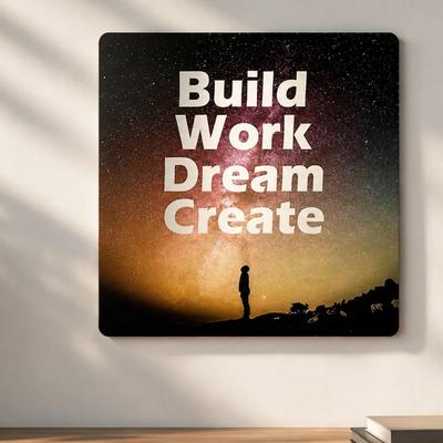 Metal wall art print with vibrant full-color graphics for home, office, and commercial spaces.