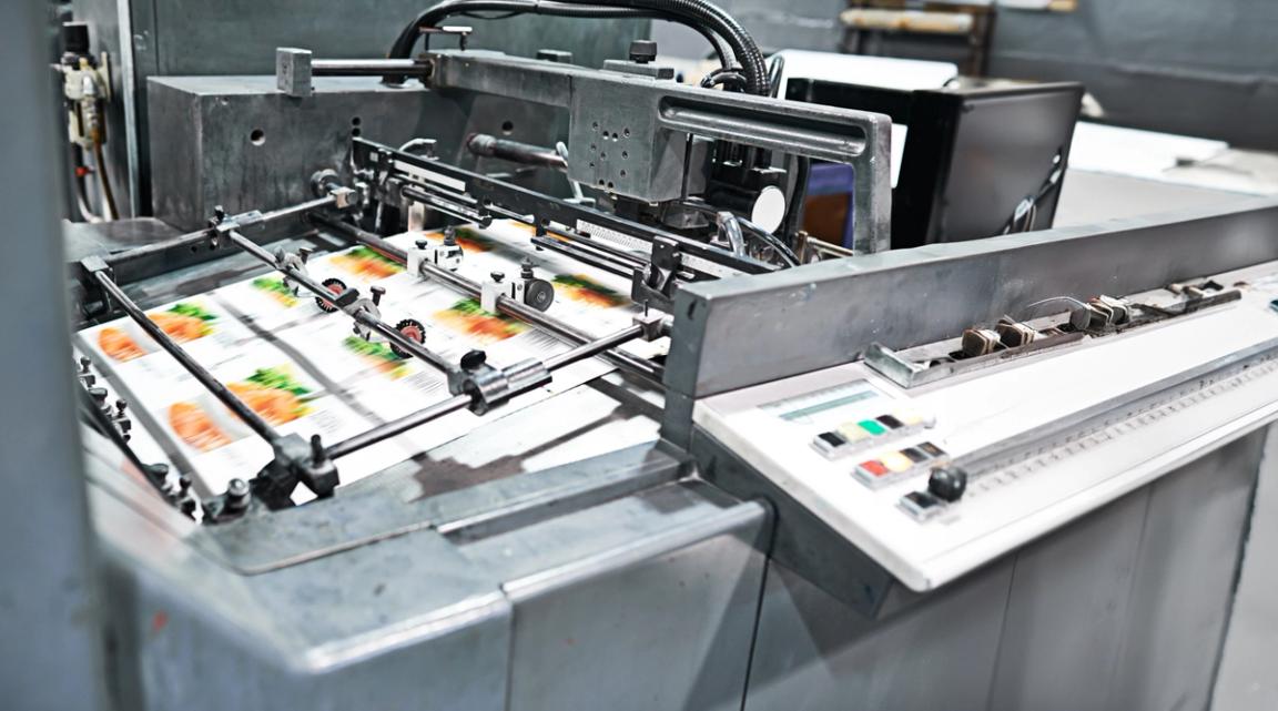 wholesale printing in a warehouse
