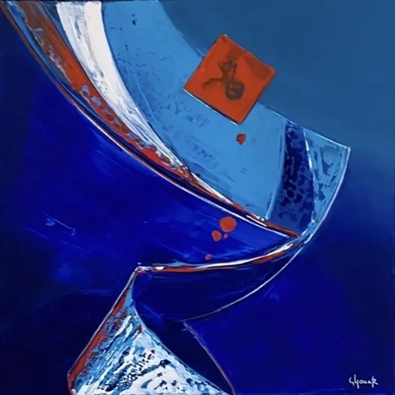 Peinture abstraite de Ghouar.