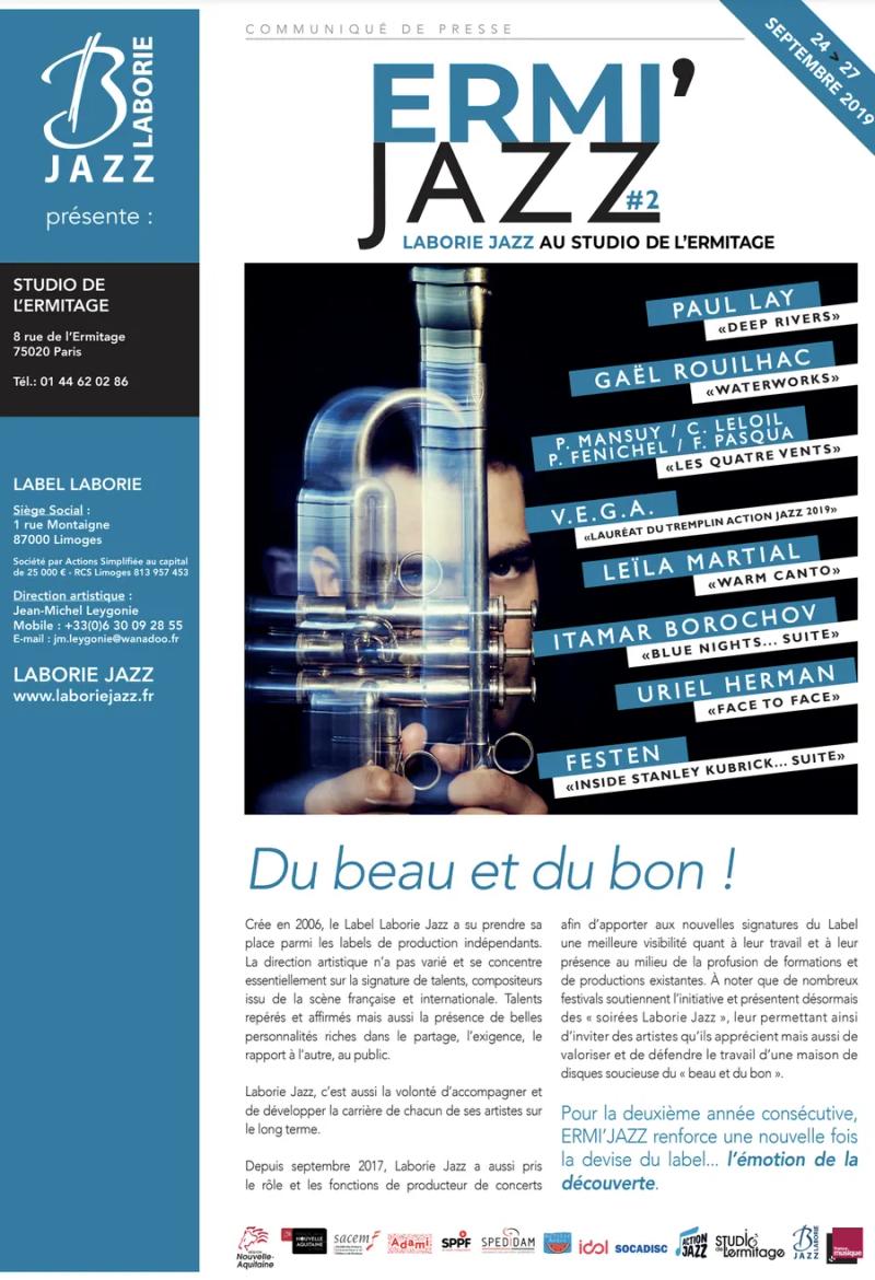 Affiche du festival Frim’ Jazz 2020.