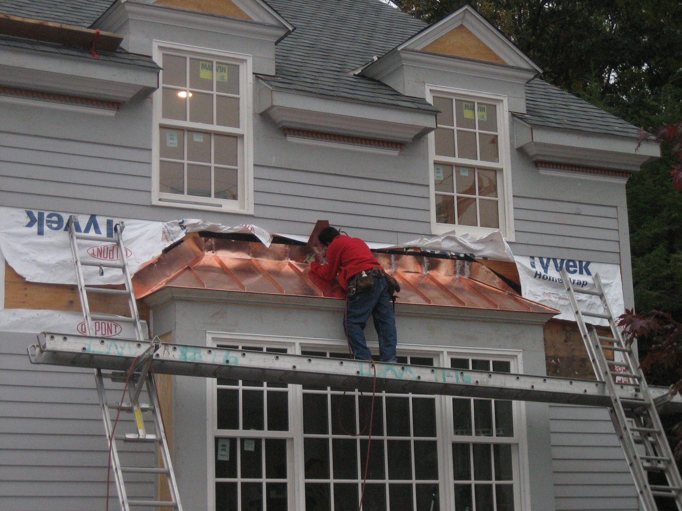 Copper Work roofing by L&M Roofing