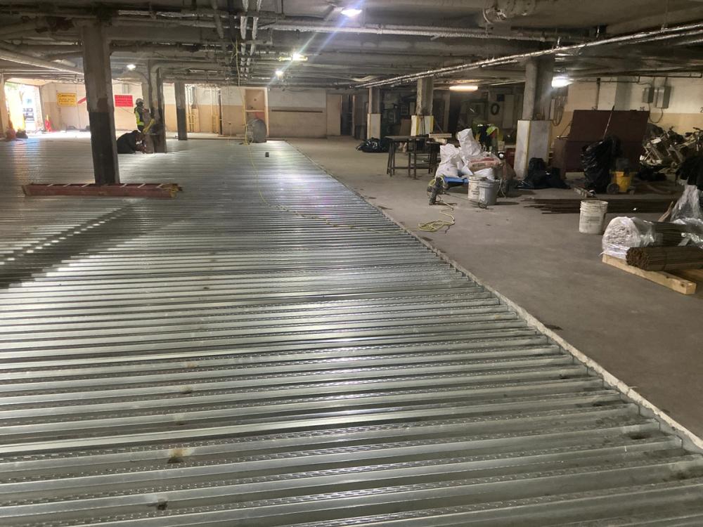 Composite Metal Deck Installation