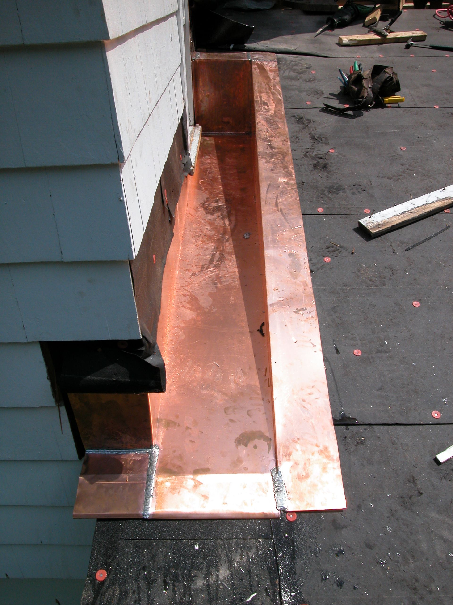 Metal Flashing roofing by L&M Roofing