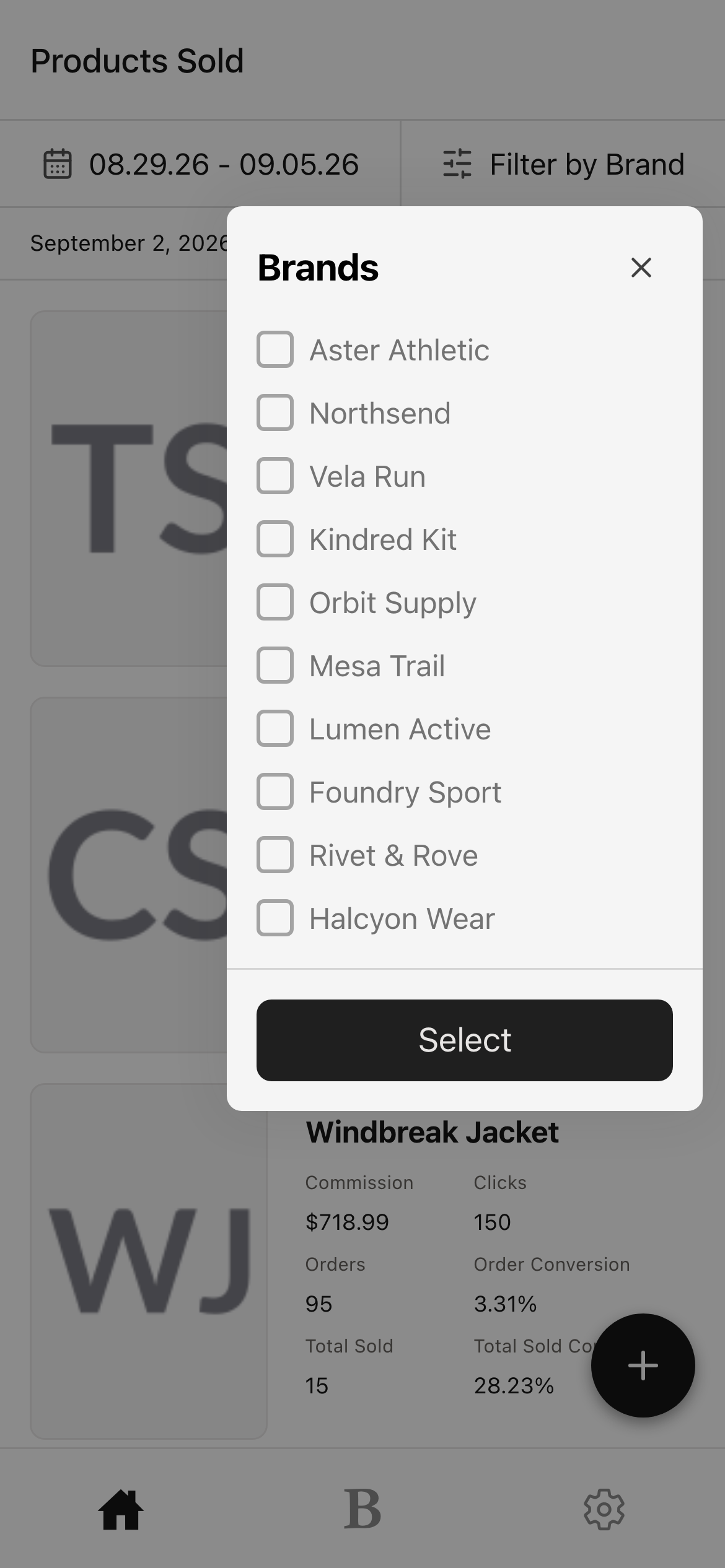 brand filter