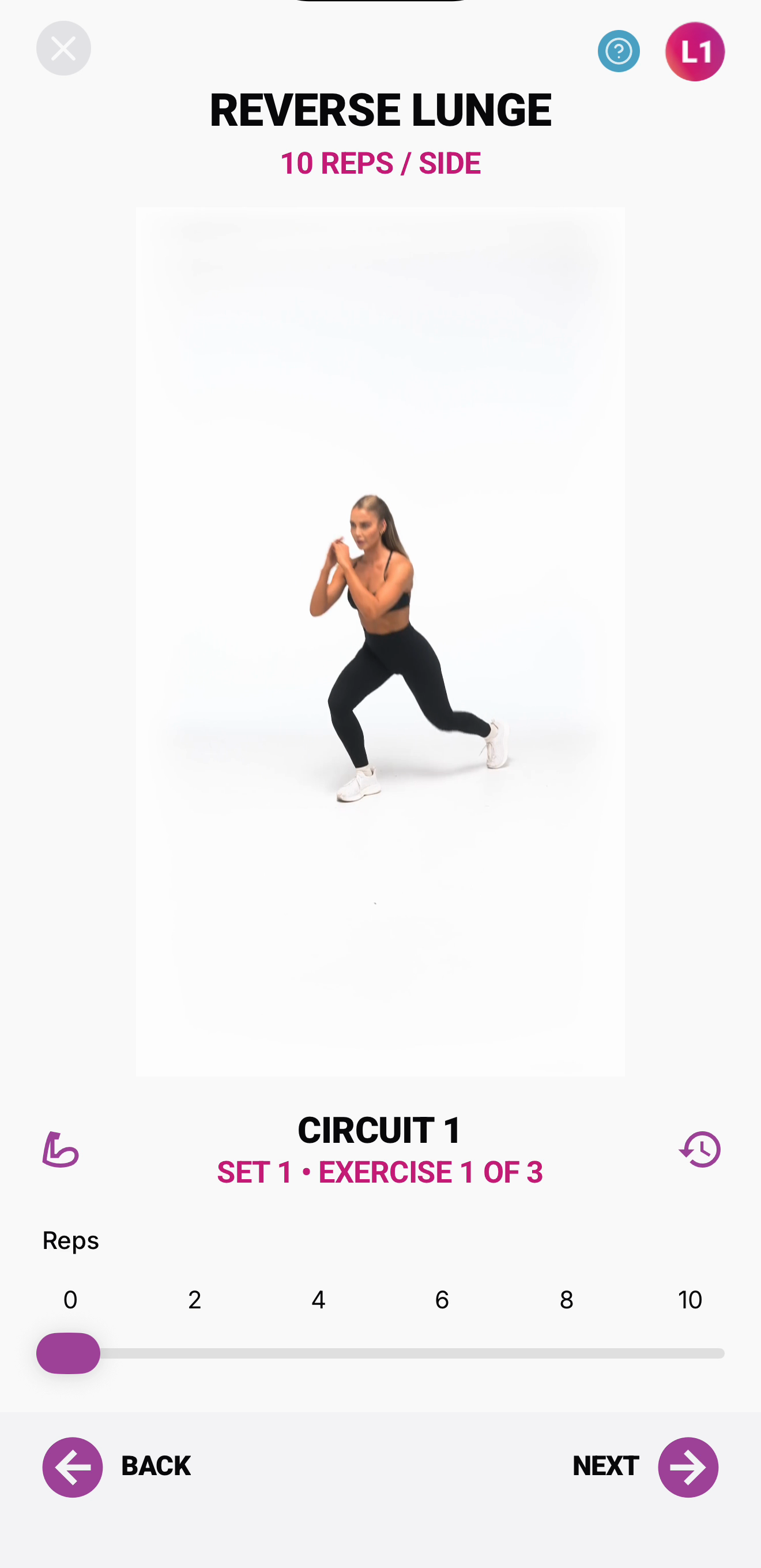 exercise player