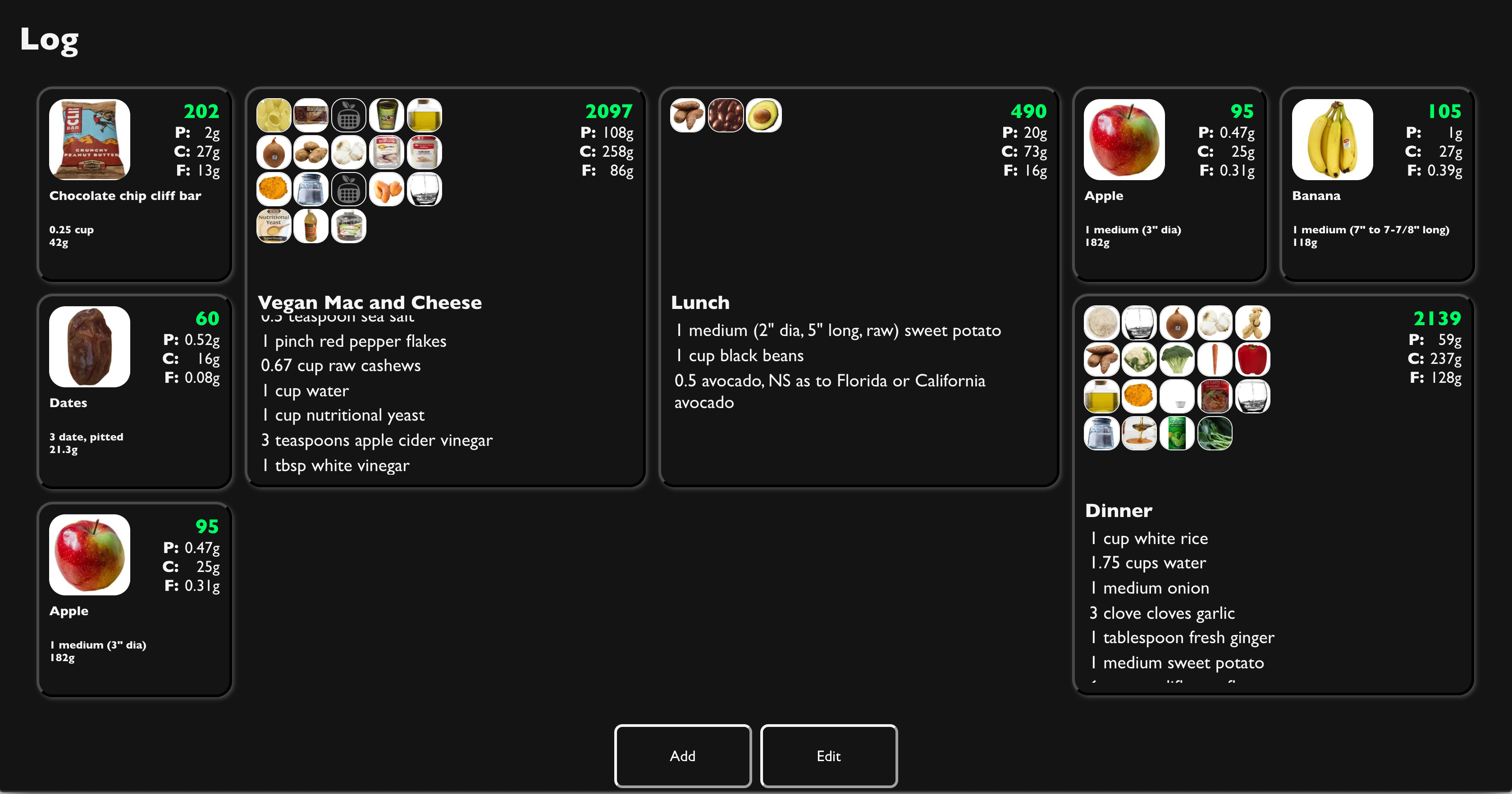 Food Log