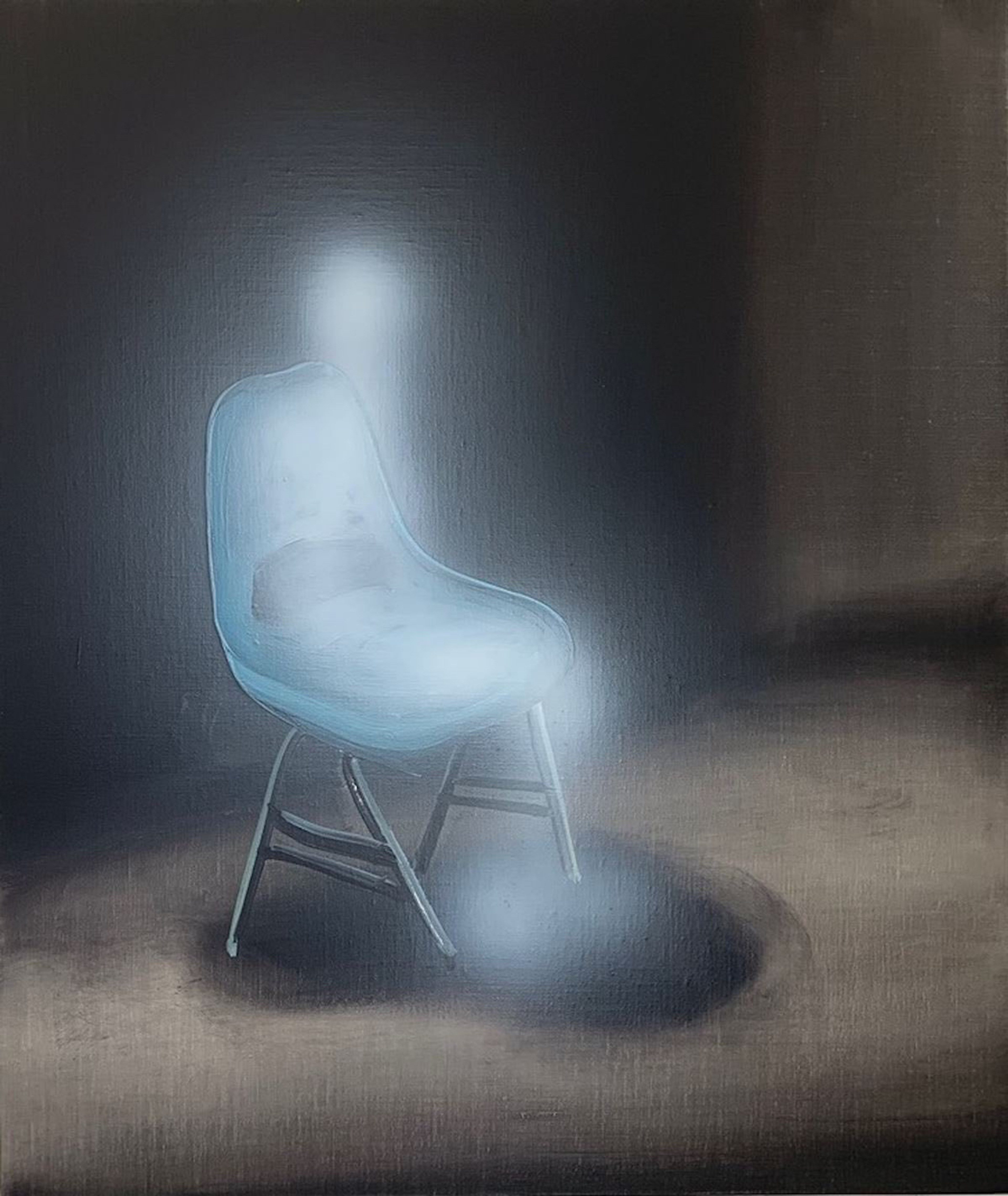 Ghost Sitter (blue chair)