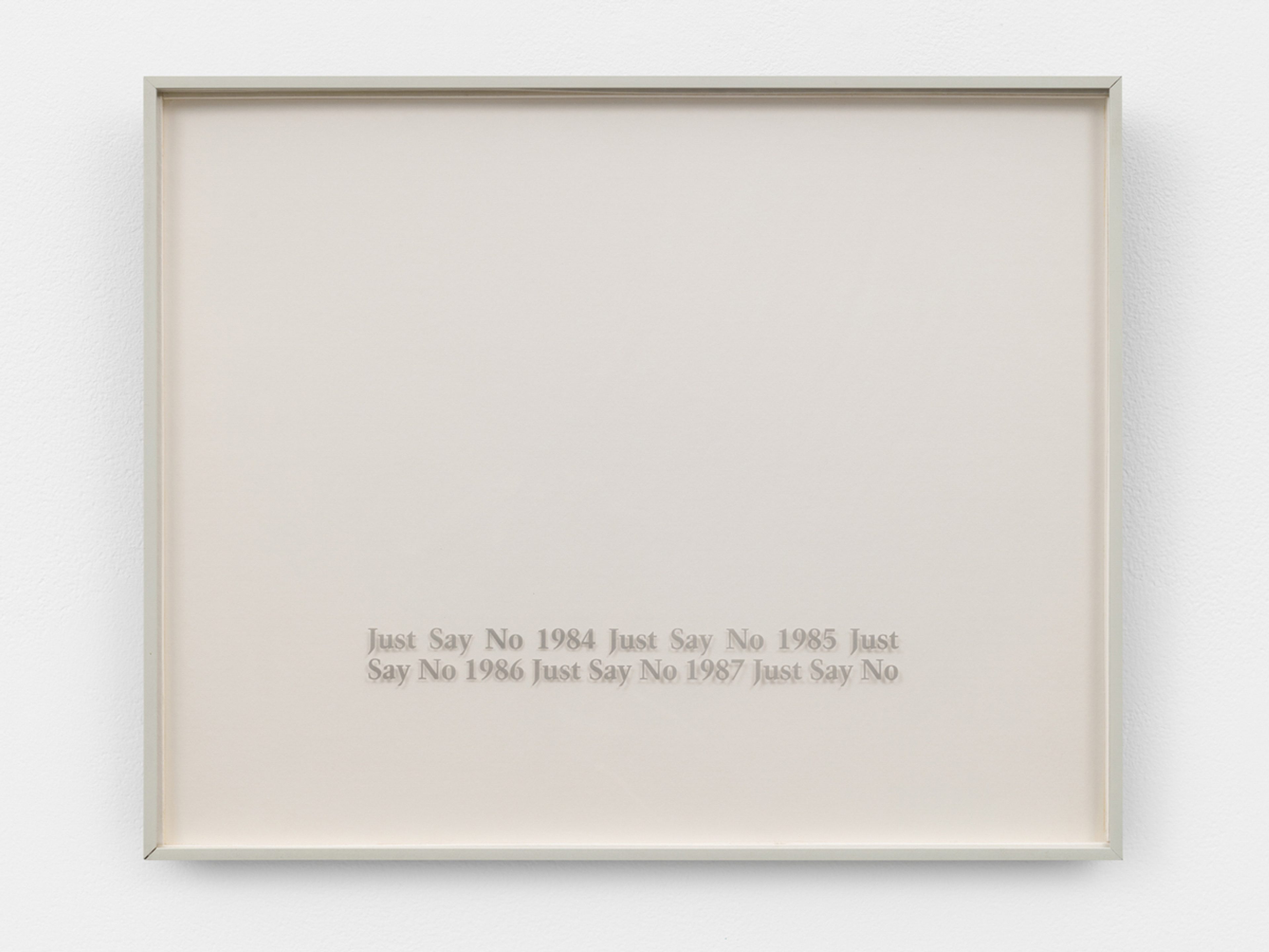 Untitled (Just Say No)