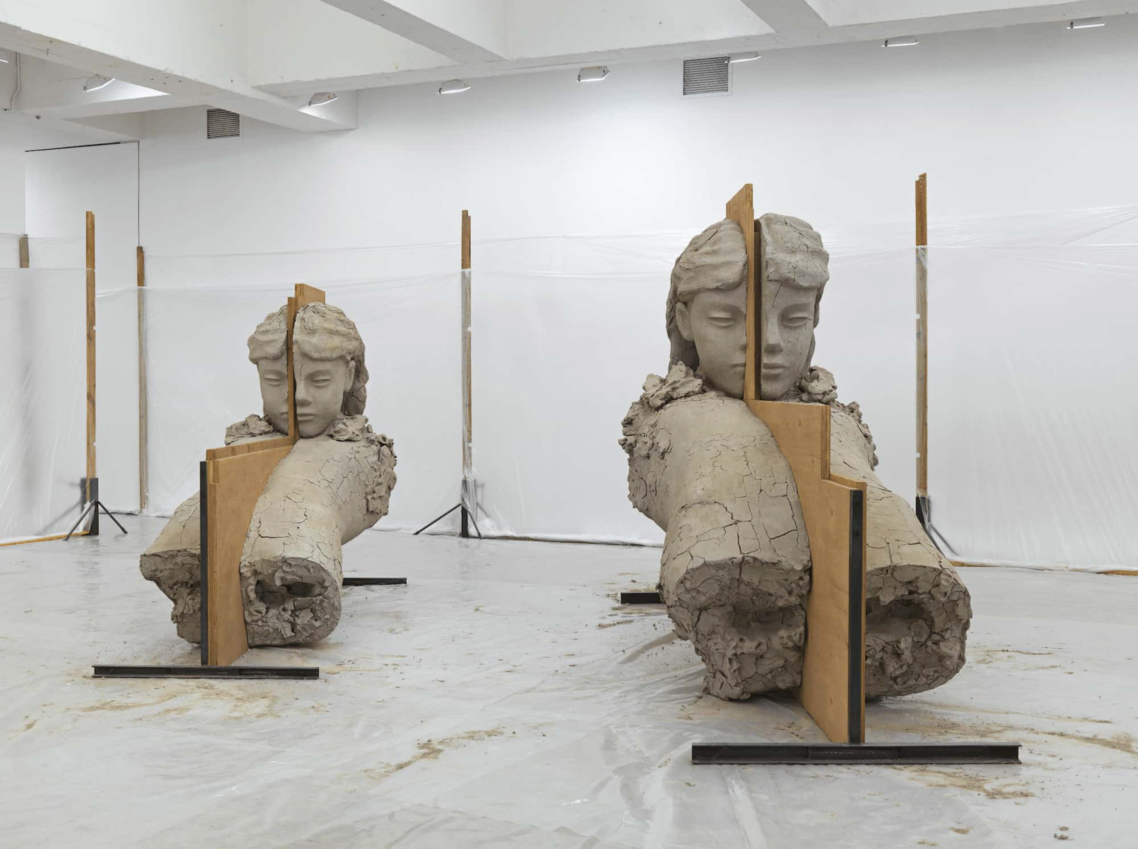 Room with Unfired Clay Figures