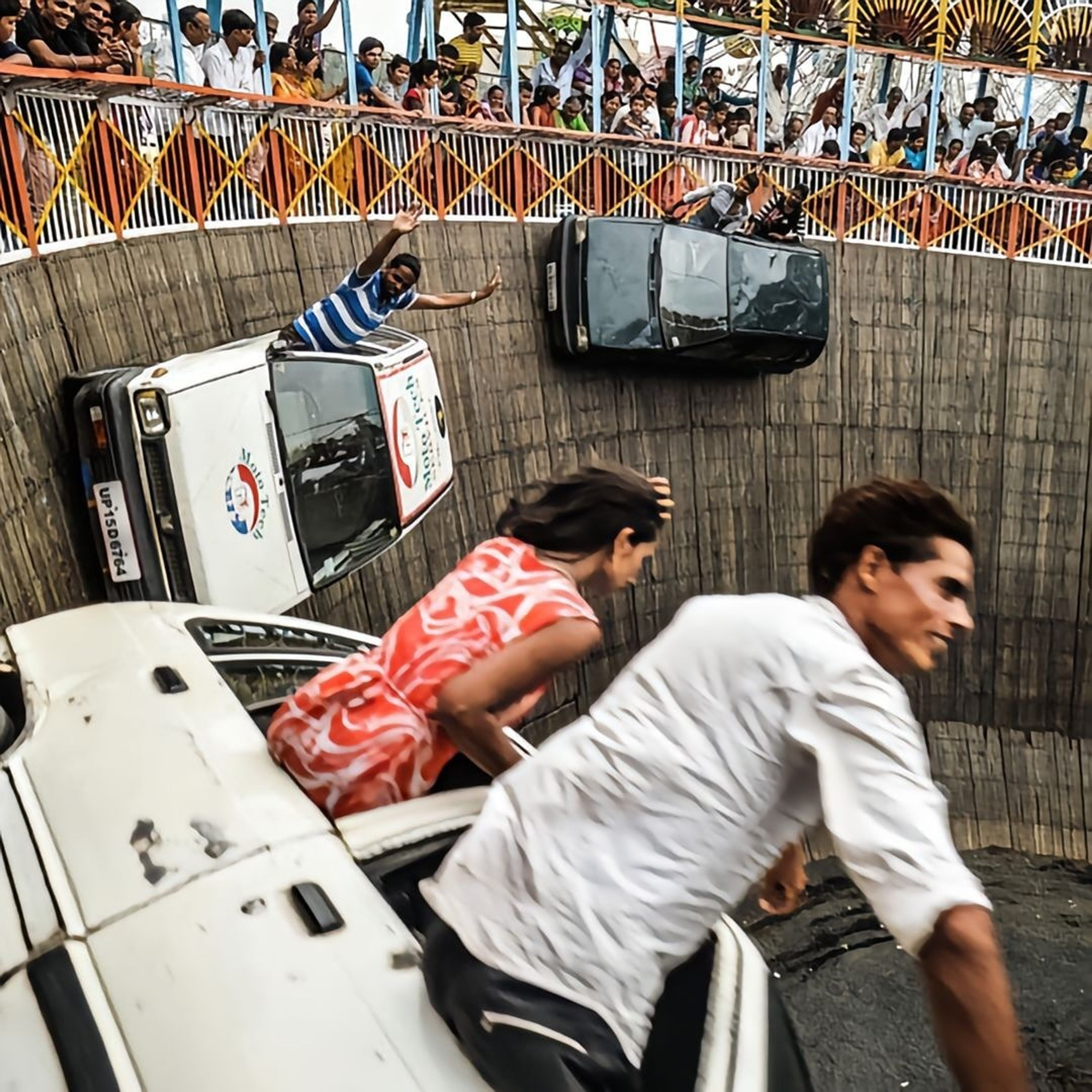 Wall of death, Rajkot, India