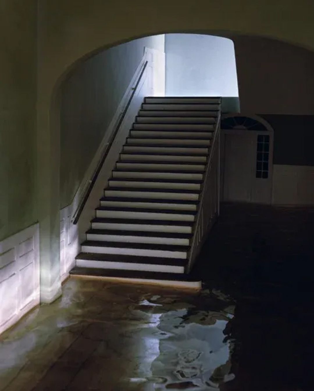 Green staircase #1 (diptych)