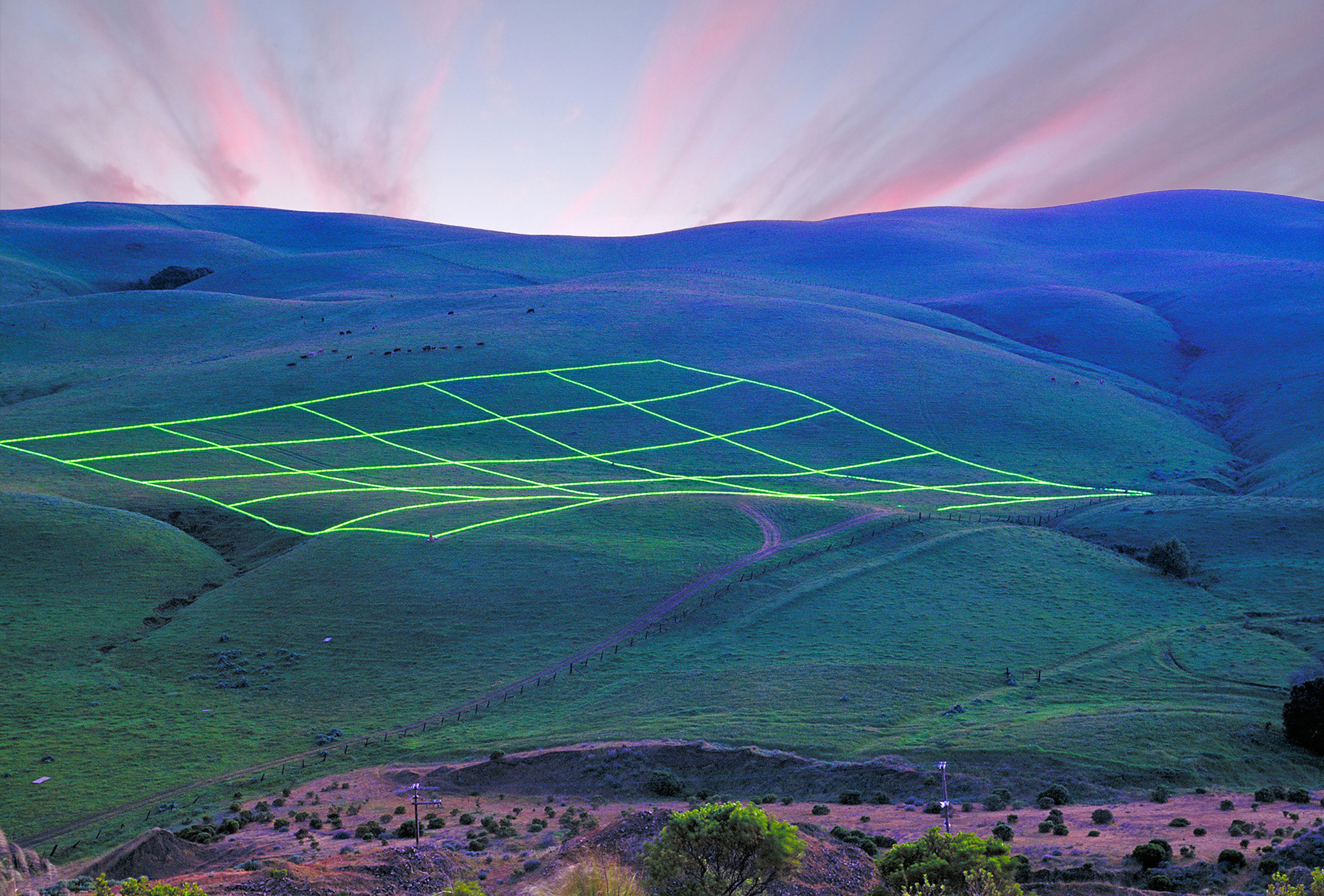 Luminous Earth Grid
