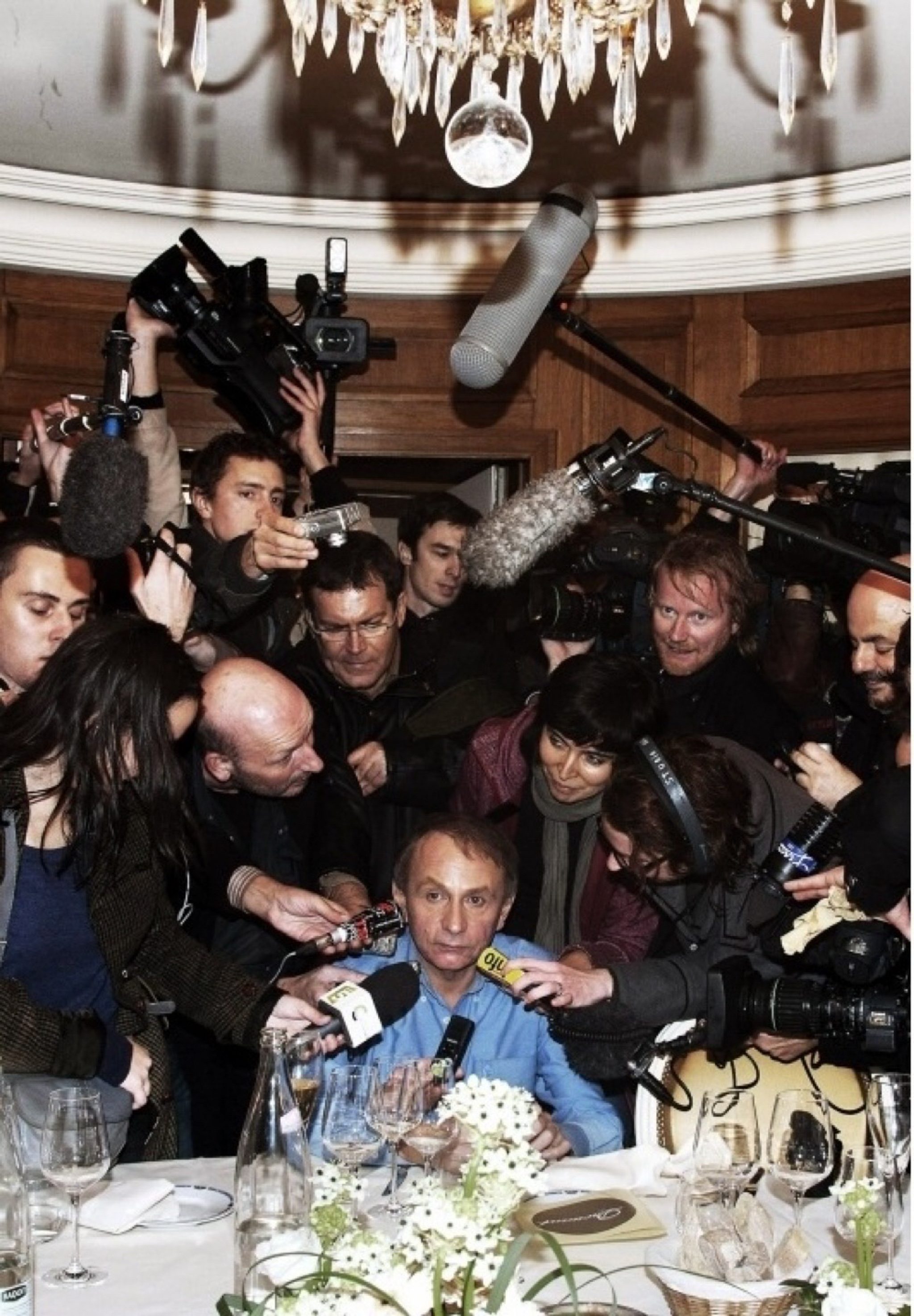 Michel Houellebecq being Interviewed