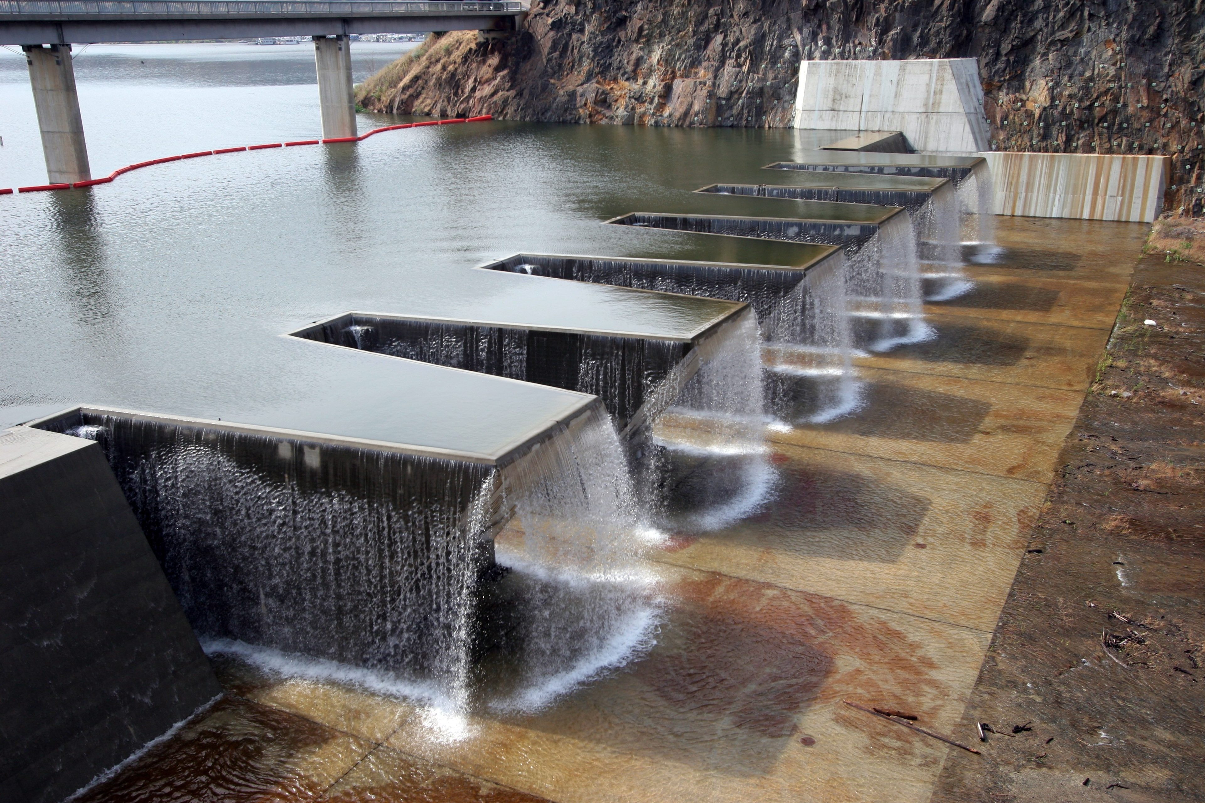 Untitled (Terminus Dam, fusegates test)