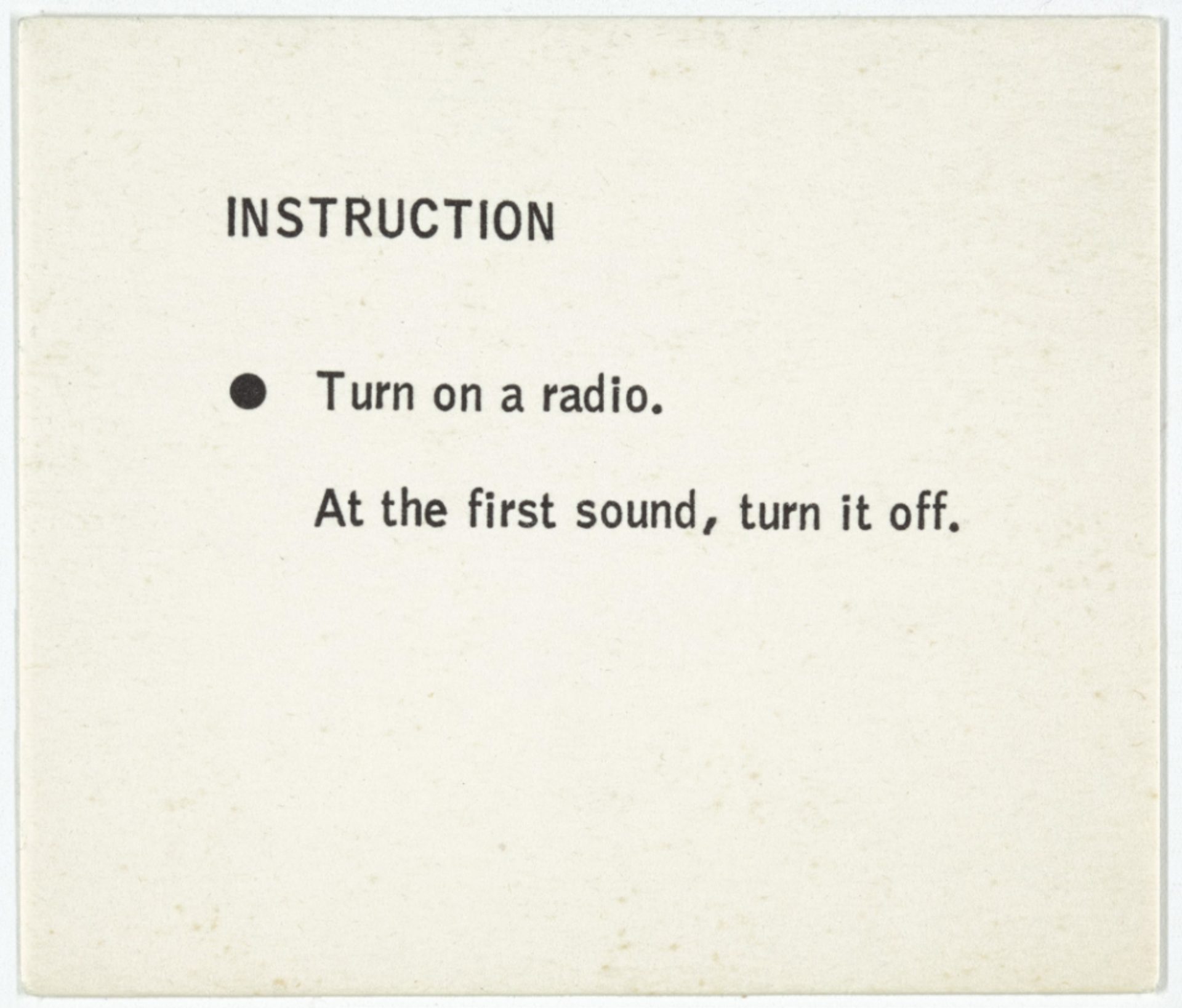 Instruction from Water Yam (Excerpt)