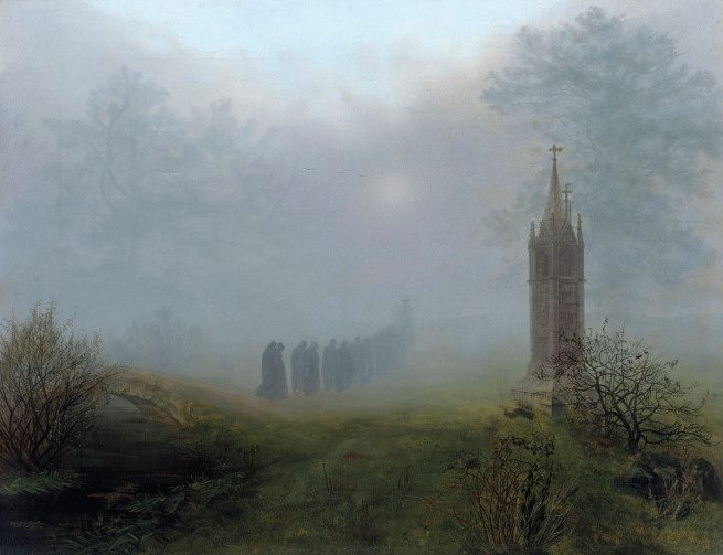 Procession in the Fog